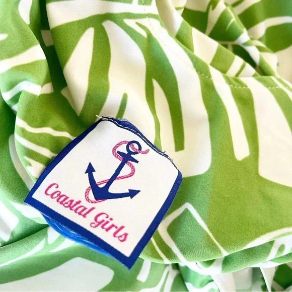 Coastal Girls Co Palm Beach Boutique Private Label Palm Wide Leg Jumpsuit Size M - Picture 6 of 7